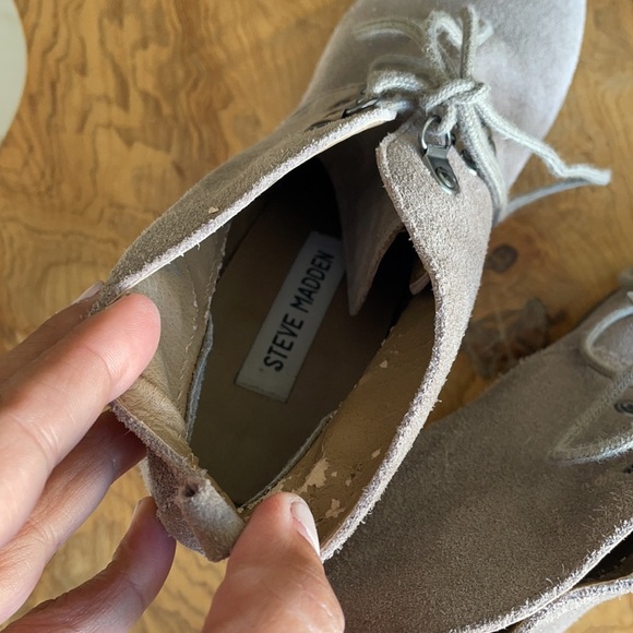 Steve Madden Tangoo suede wedge booties - Picture 7 of 7